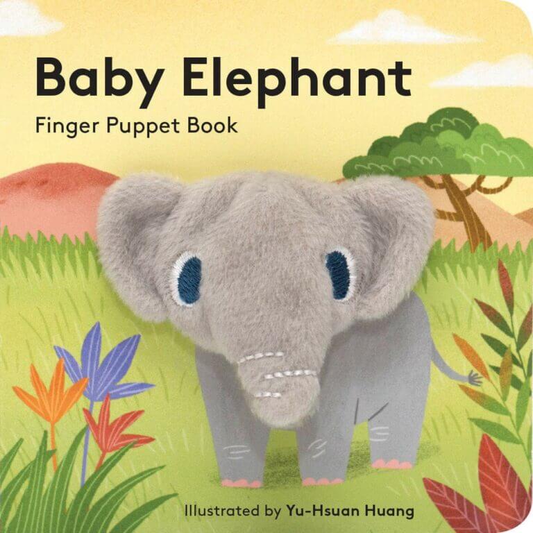 Baby Elephant: Finger Puppet Book (Finger Puppet Book for Toddlers and Babies, Baby Books for First Year, Animal Finger Puppets) Book Cover