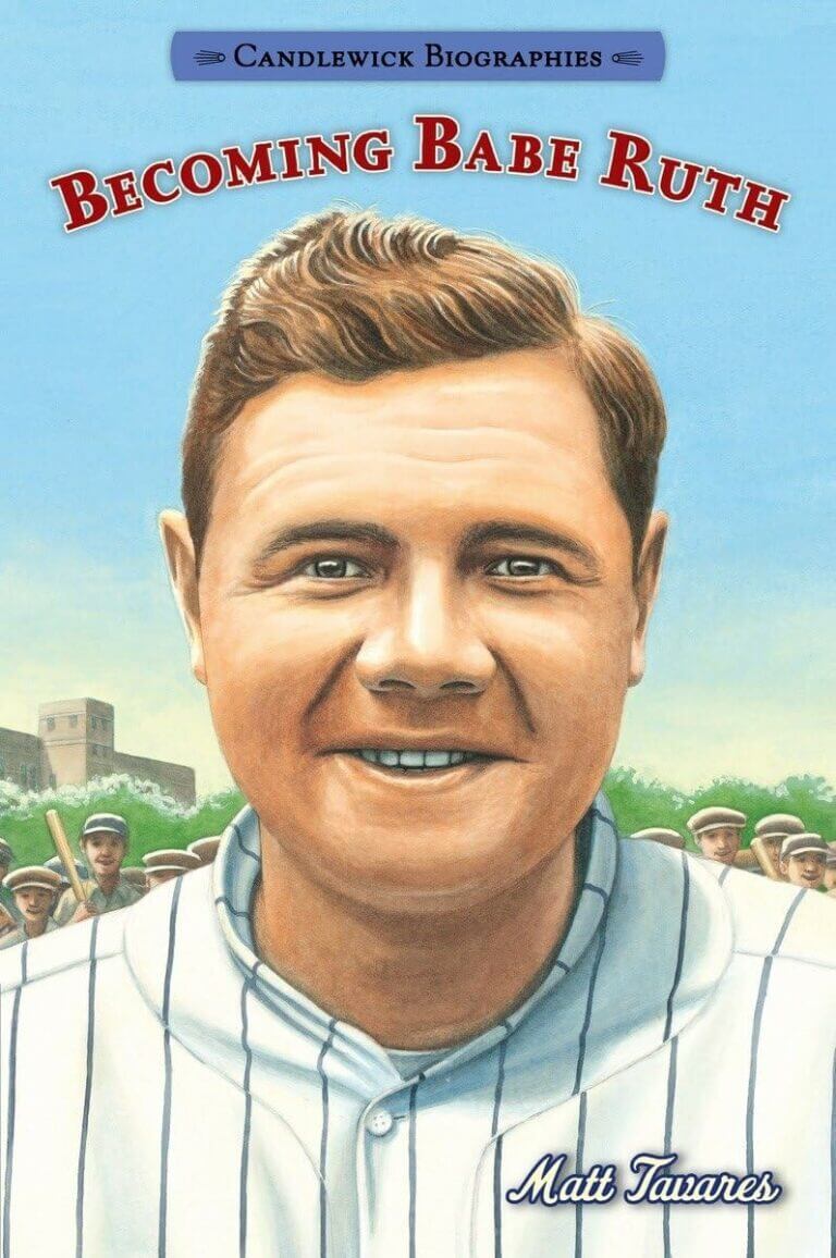 Becoming Babe Ruth by Matt Tavares Book Cover