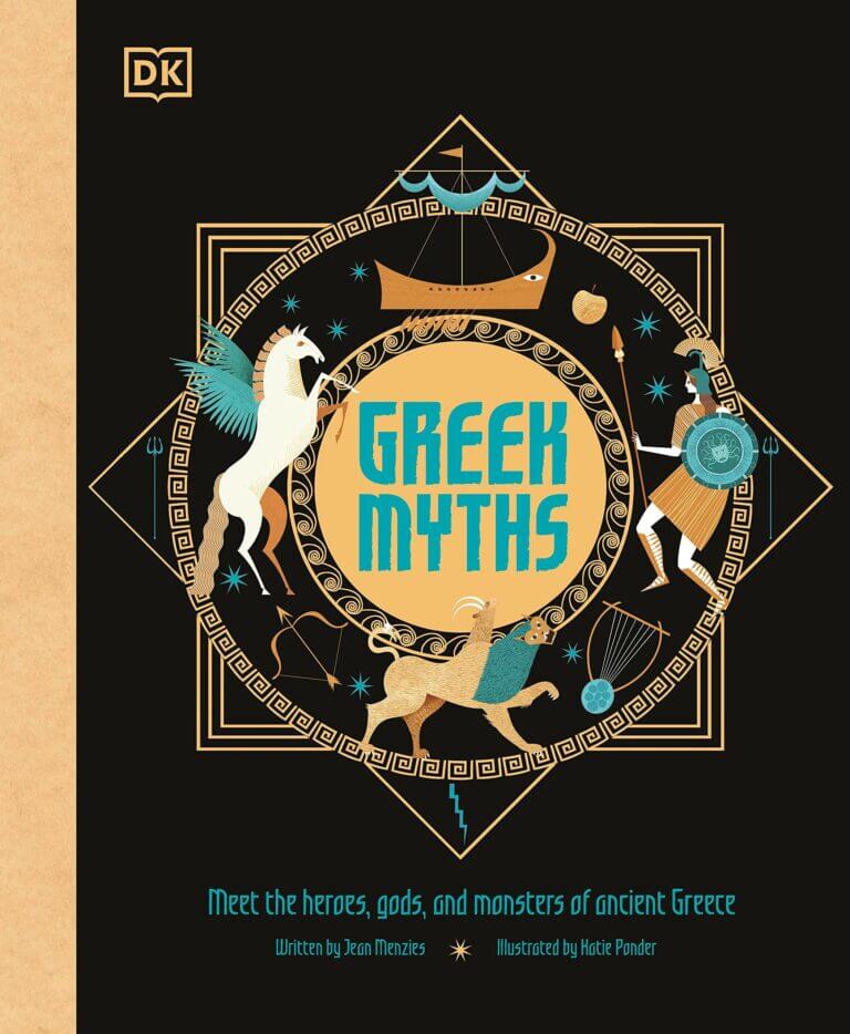 Greek Myths by Jean Menzies Book Cover