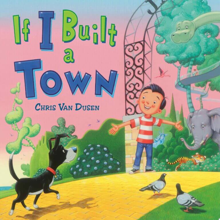 If I Built A Town by Chris Van Dusen Book Cover