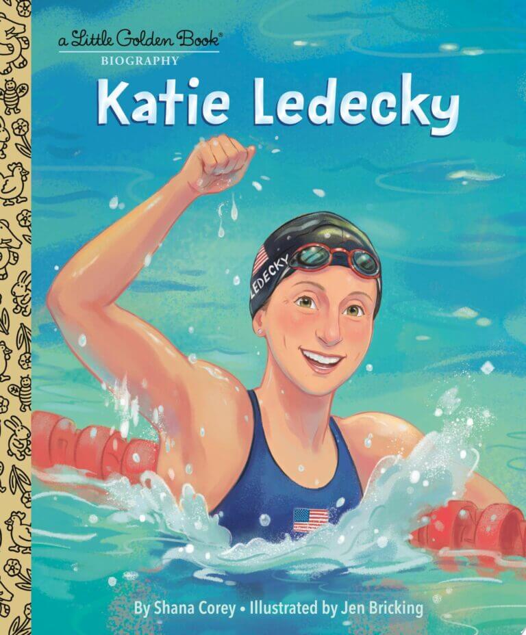 Katie Ledecky: A Little Golden Book Biography Book Cover