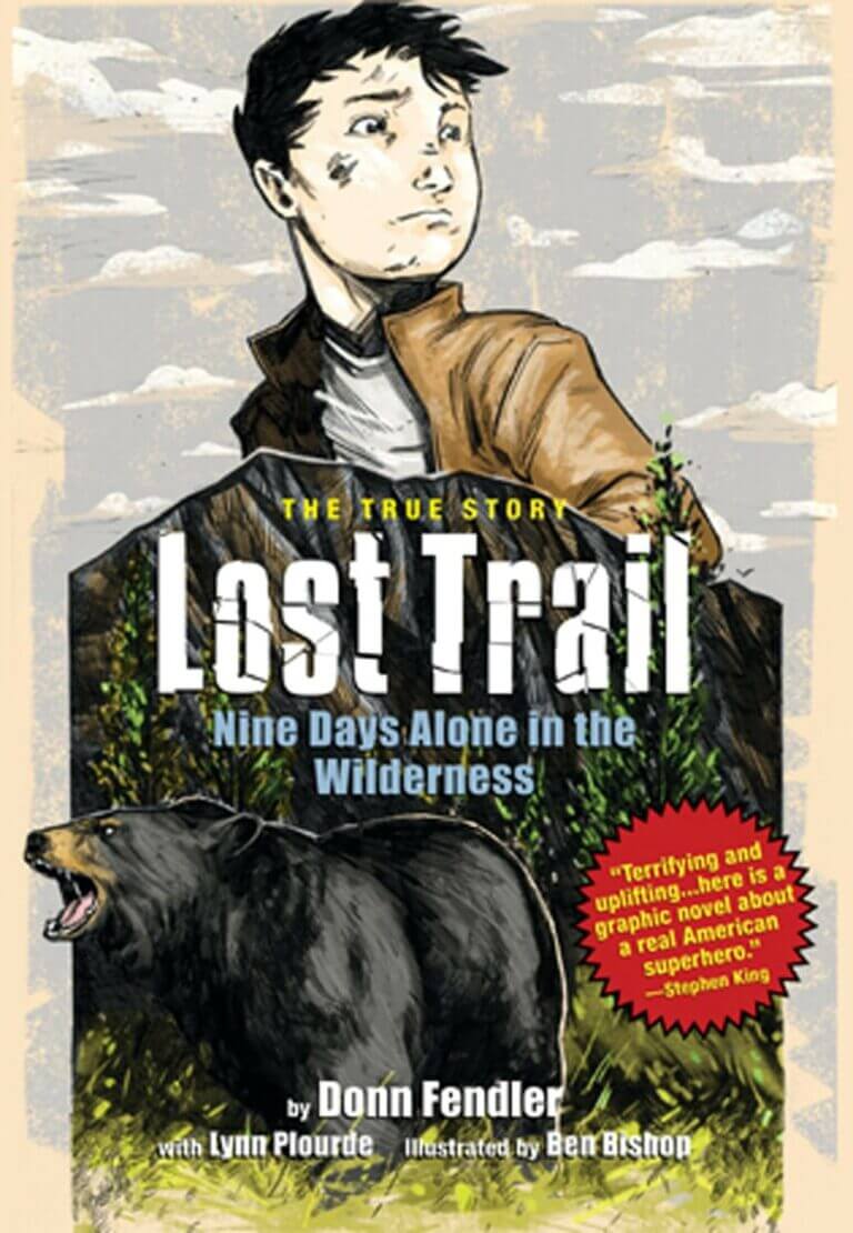 Lost Trail: Nine Days Alone in the Wilderness (Graphic Novel) by Donn Fendler with Lynn Plourde Book Cover