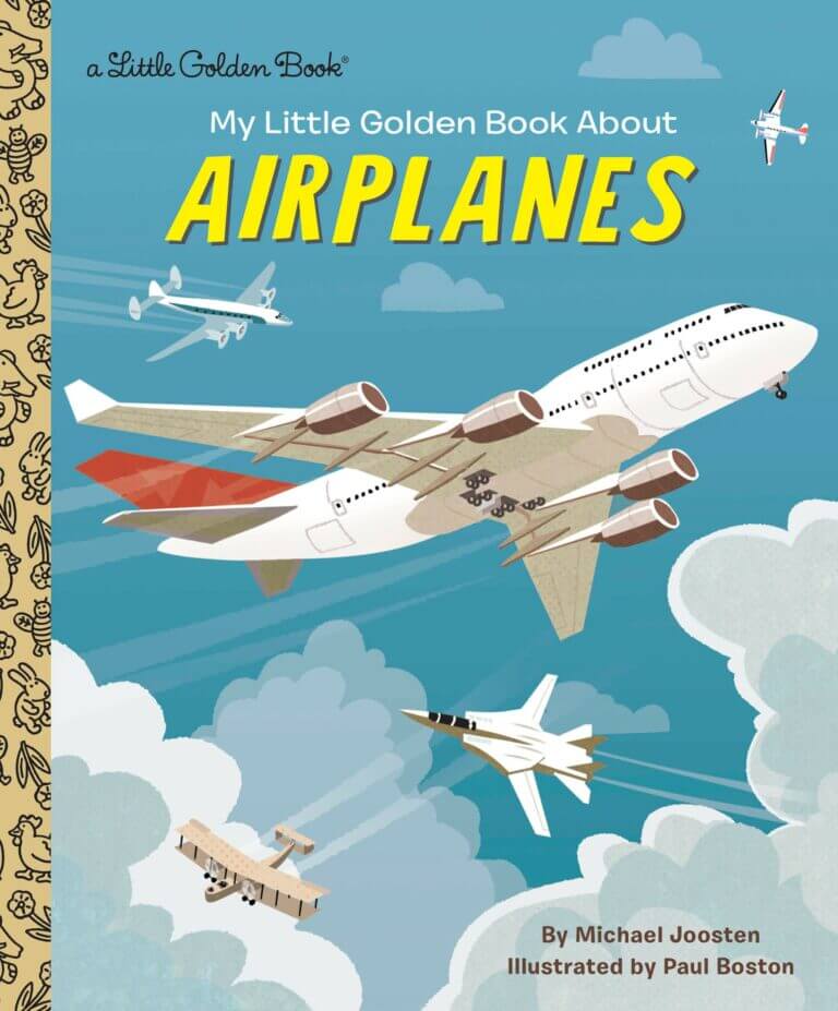 My Little Golden Book About Airplanes Book Cover