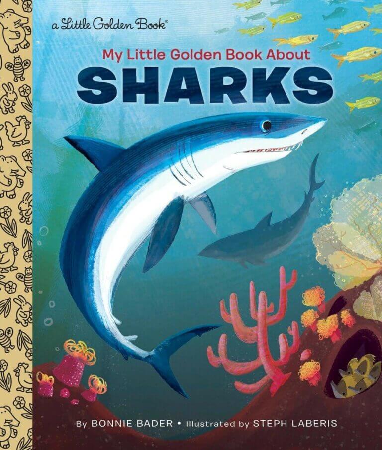 My Little Golden Book About Sharks Book Cover