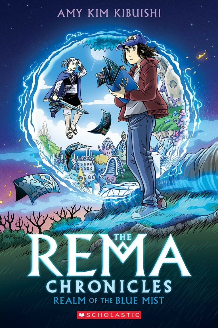 The Rema Chronicles Book 1: Realm of the Blue Mist (Graphic Novel) by Amy Kim Kibuishi Book Cover