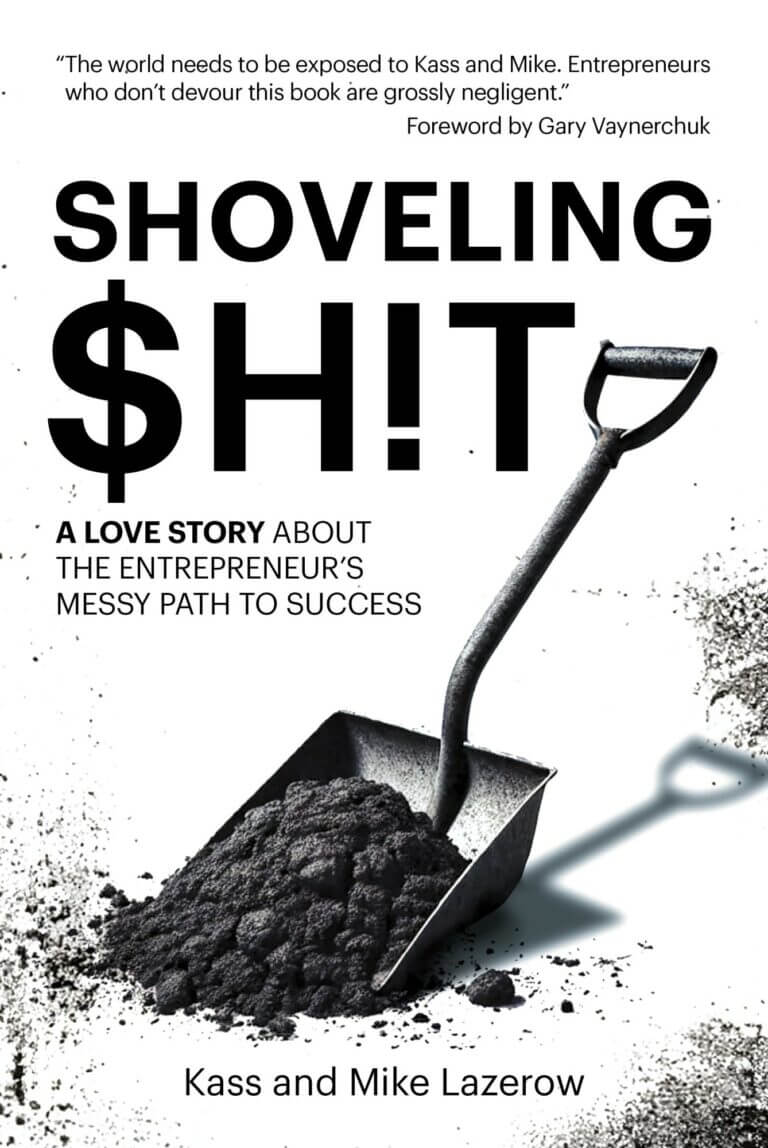 Shoveling Shit by Kass Lazerow Book Cover