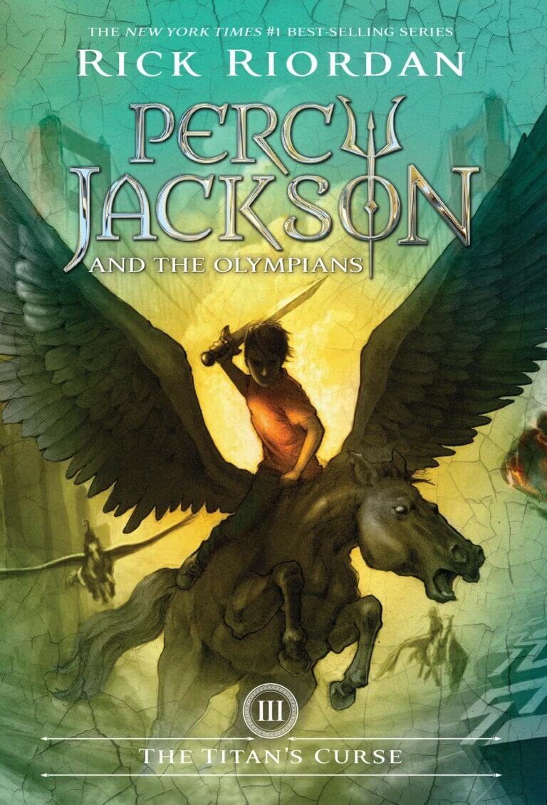 Percy Jackson and the Olympians Book 3: The Titan’s Curse by Rick Riordan Book Cover