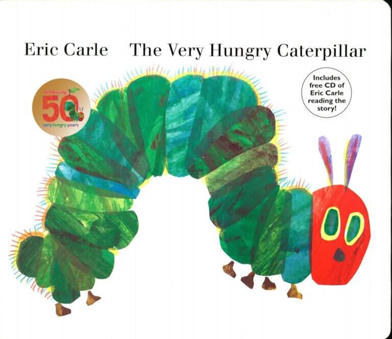 The Very Hungry Catepillar by Eric Carle Book Cover