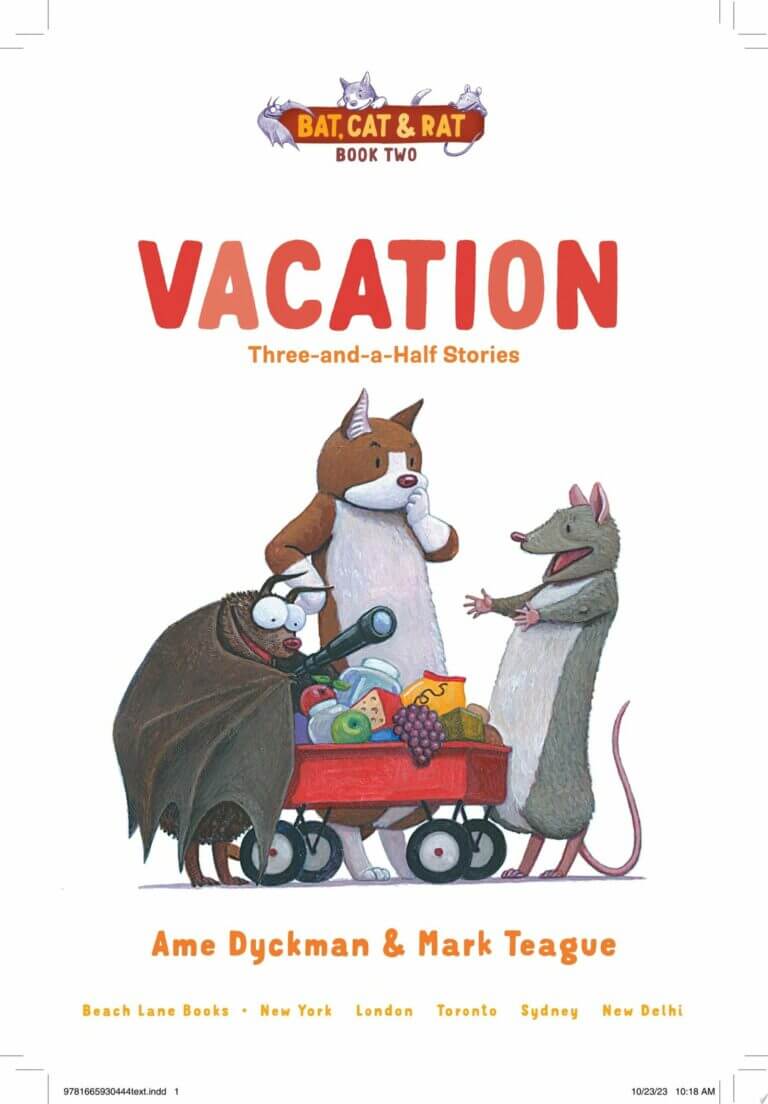 Vacation Three-and-a-Half Stories (Theodor Seuss Geisel Award) Book Cover